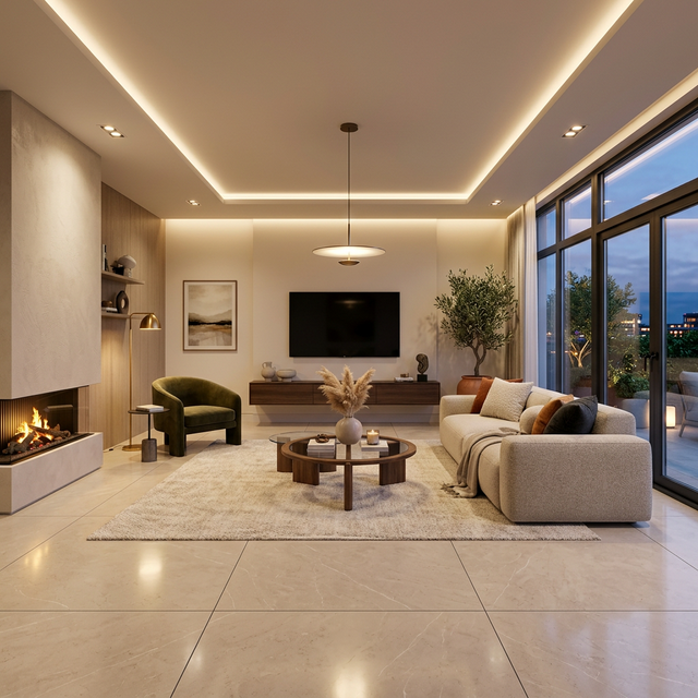 Living room tiles