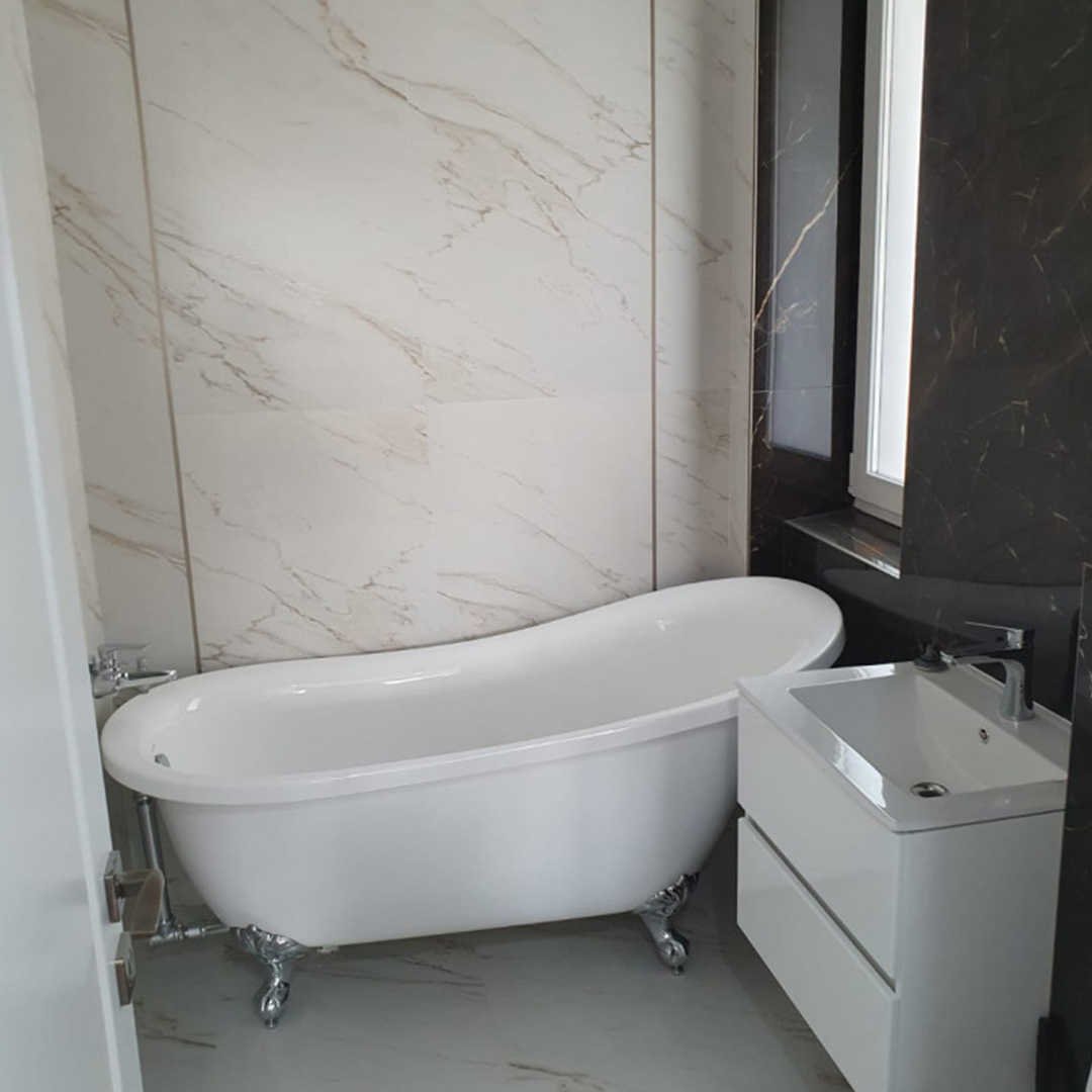 Carved Carrara Grande Carving Finish