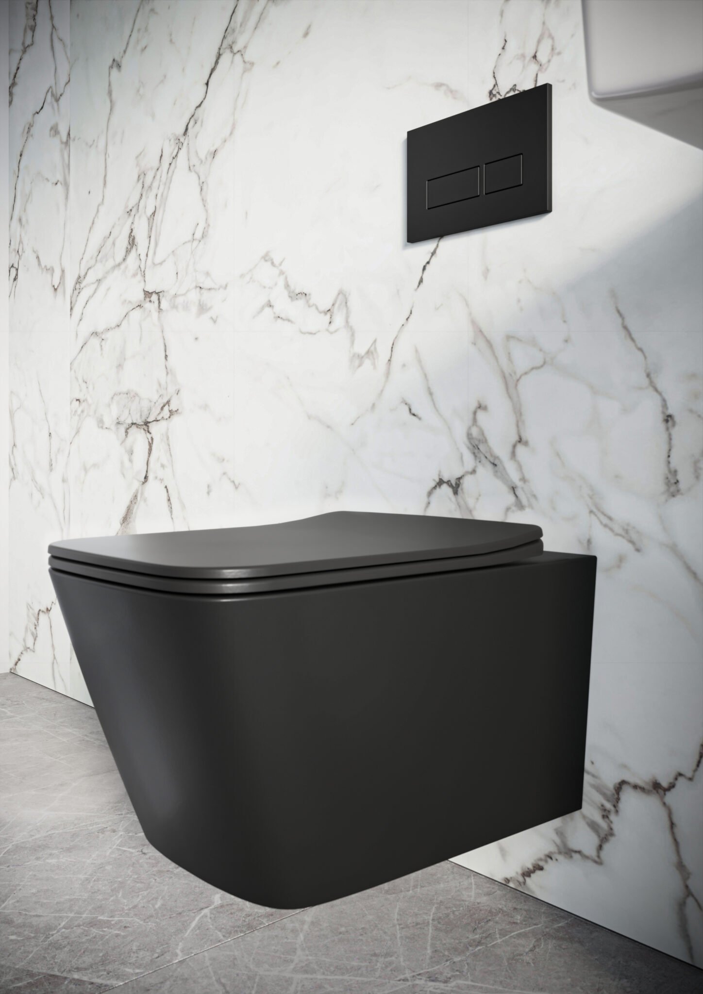 Riviera Square Wall Hung WC