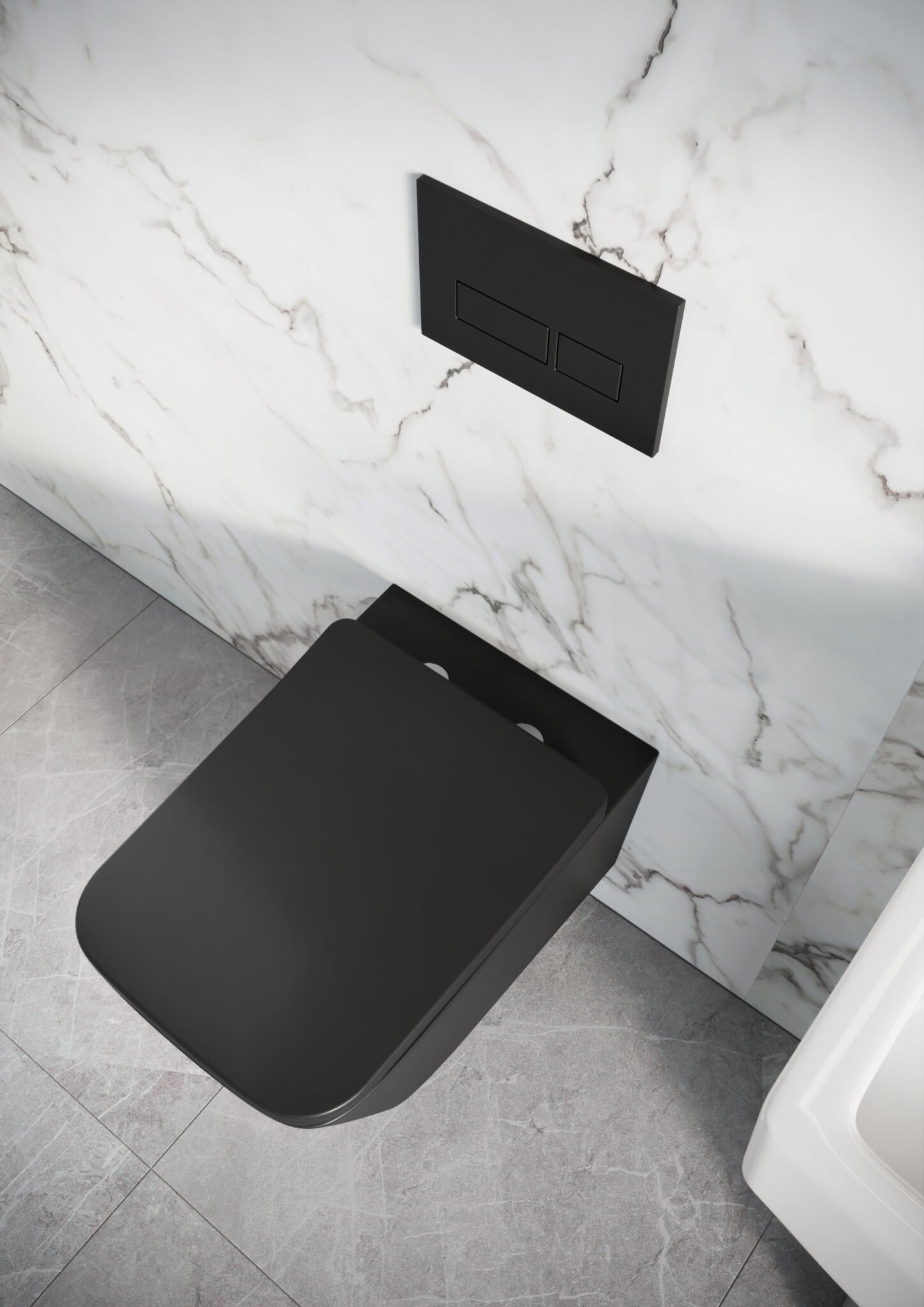 Riviera Square Wall Hung WC