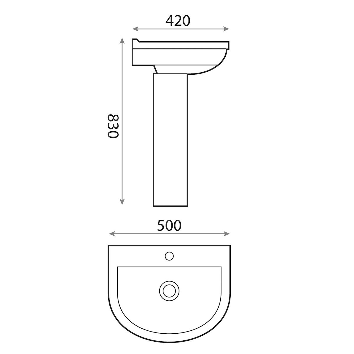 Spa 500 Basin