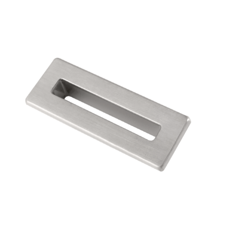 Brushed Nickel Rectangle Overflow Insert