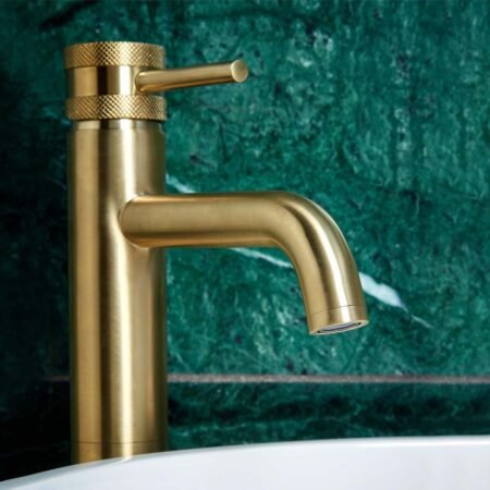 Core Tall Mono Basin Mixer Brushed Brass