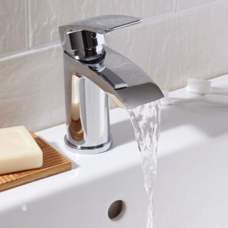 Belini Mono Basin Mixer with Push Waste