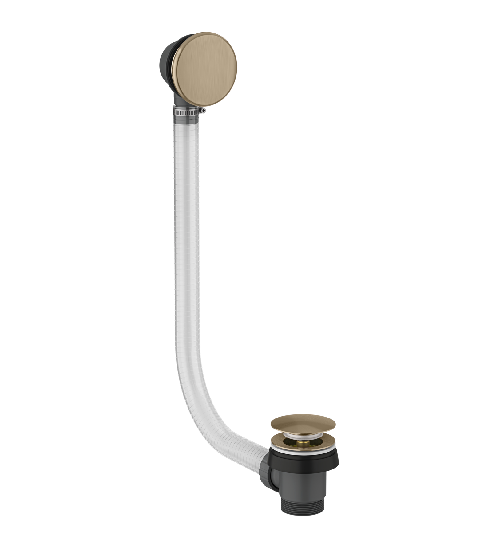 Brushed Brass Bath Waste