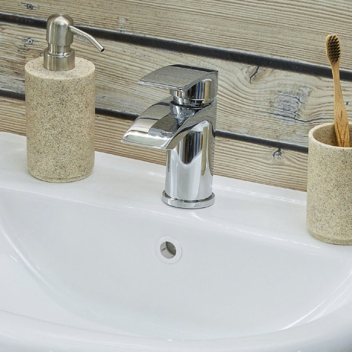 White Round Overflow Insert