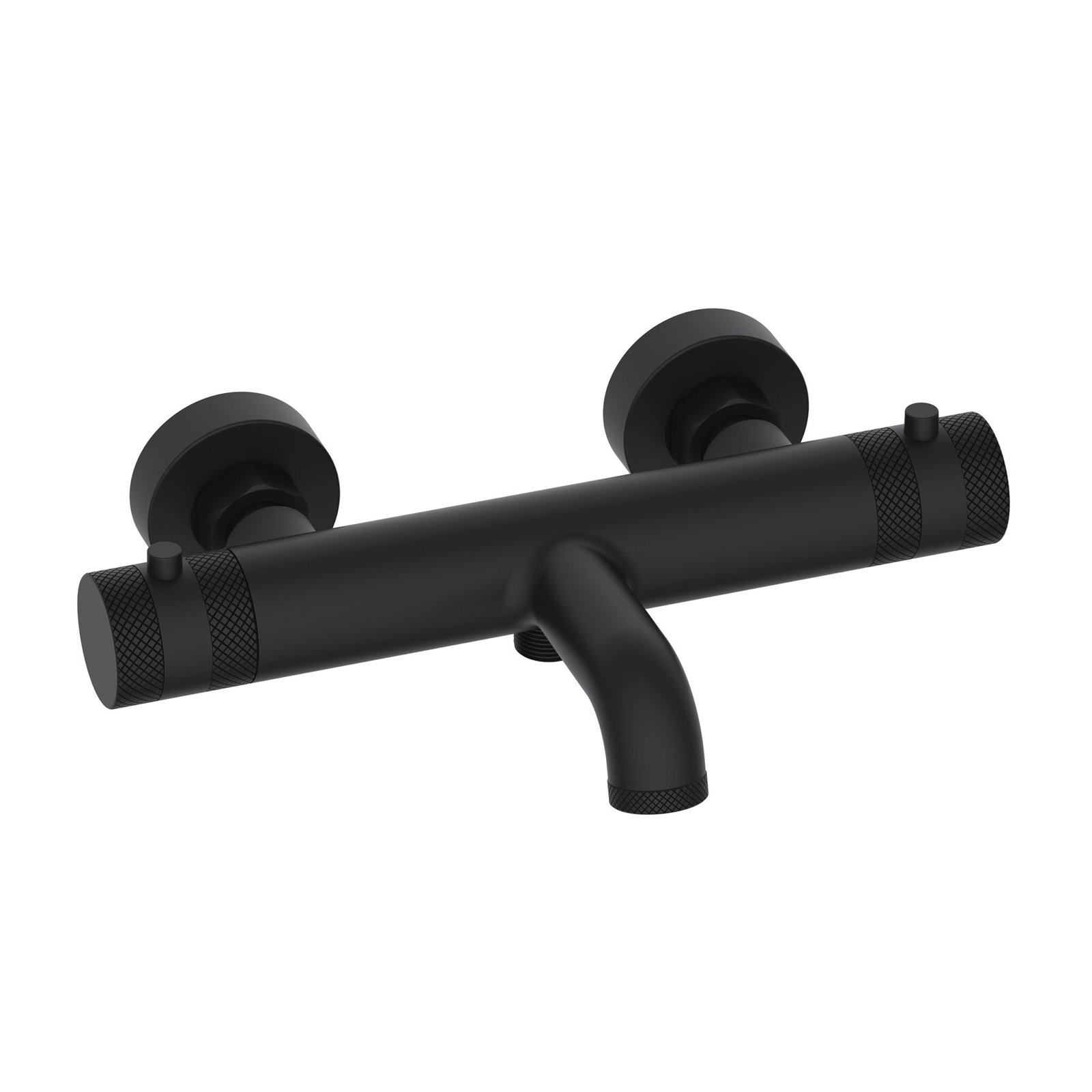 Wall Mounted Bath Shower Mixer Matte Black