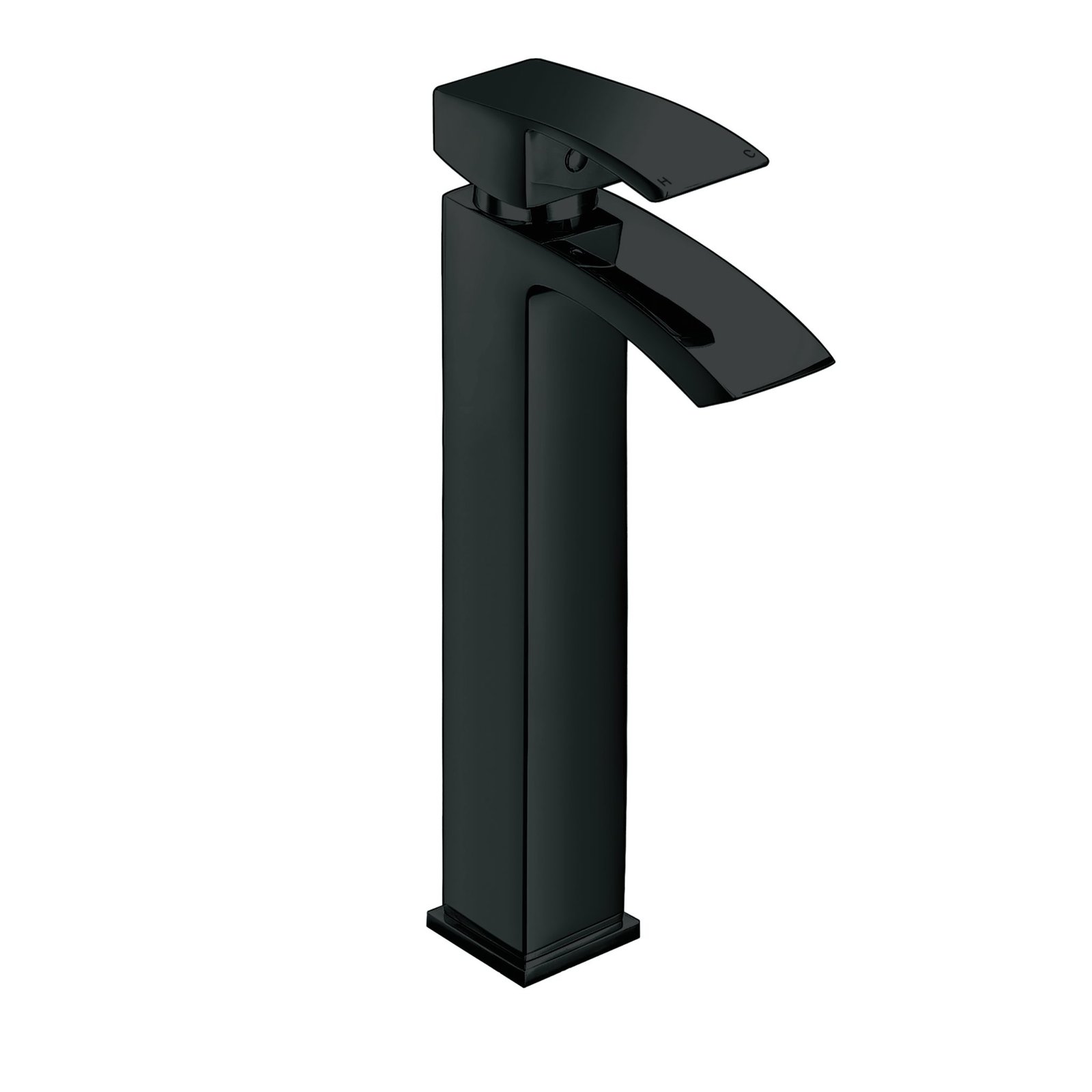 Descent Black Tall Mono Basin Mixer