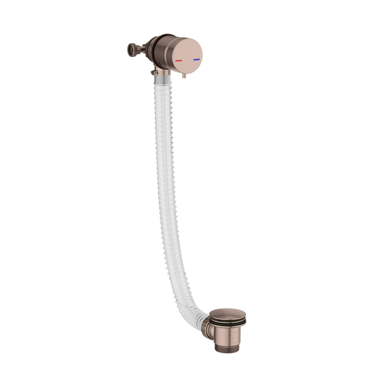 Bath Filler and Overflow Brushed Bronze
