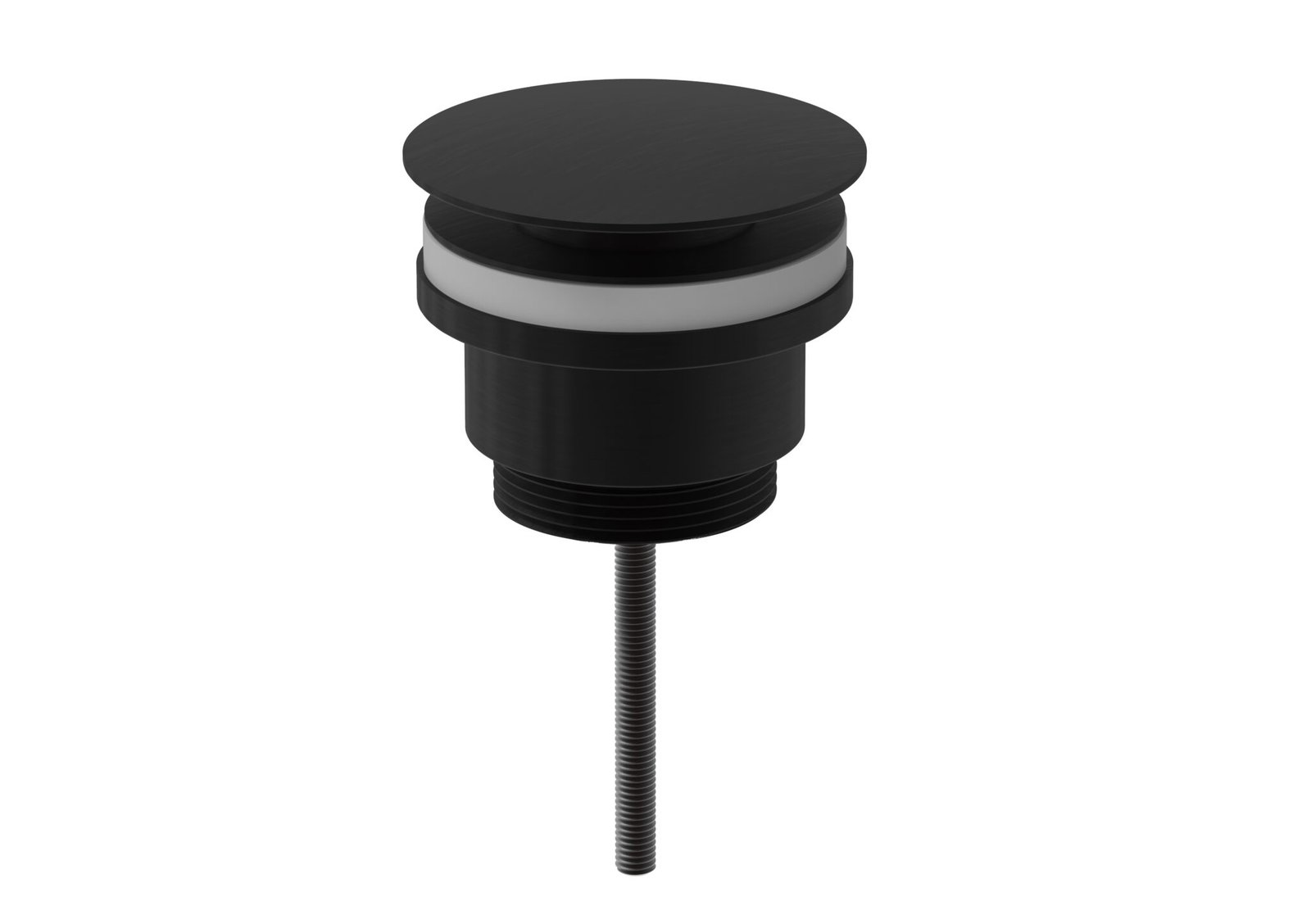 Universal Basin Waste, Matte Black