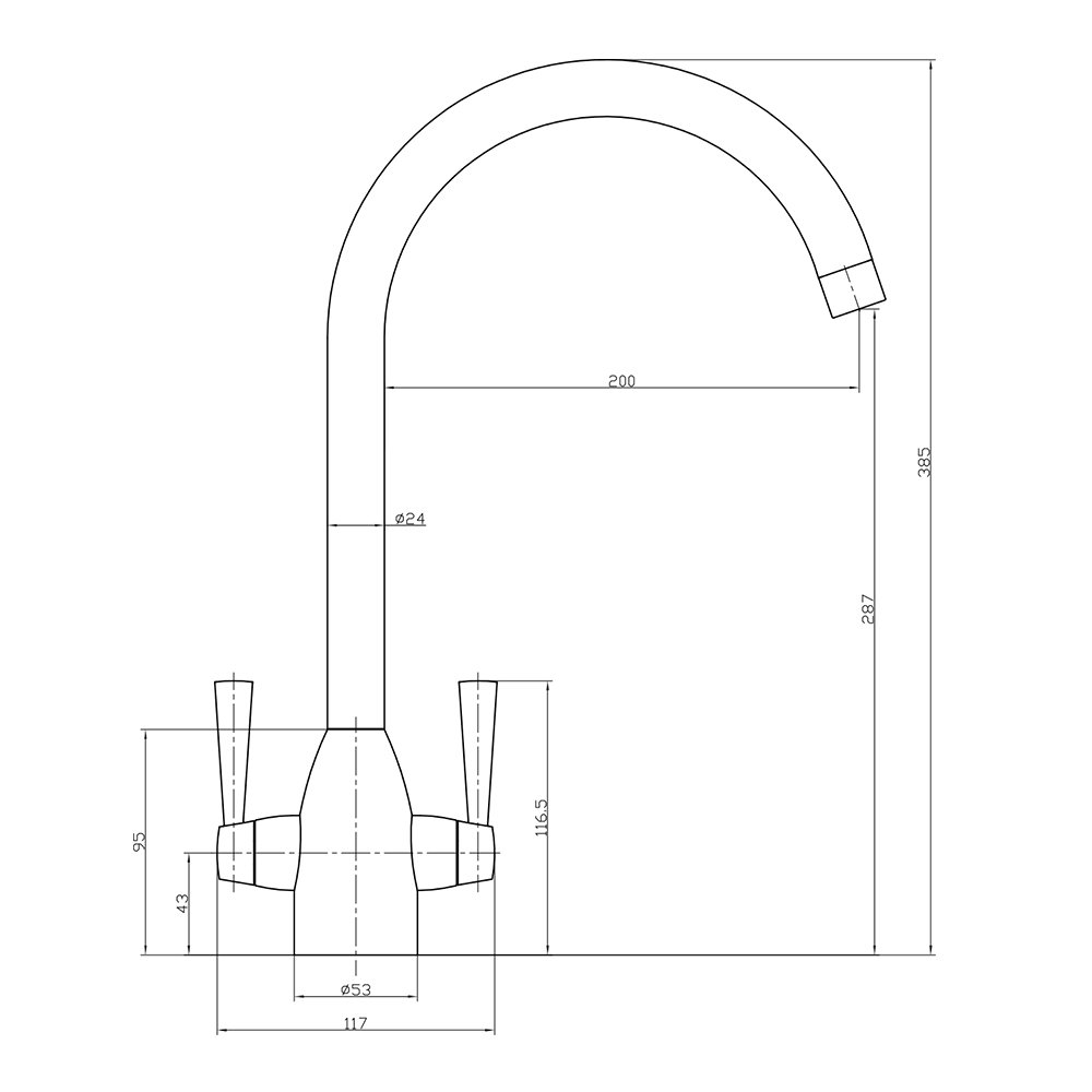 Marlo Kitchen Tap – Brushed Nickel