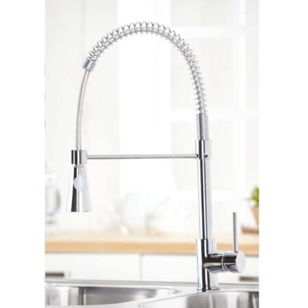 Tirare Kitchen Tap – Brushed Nickel
