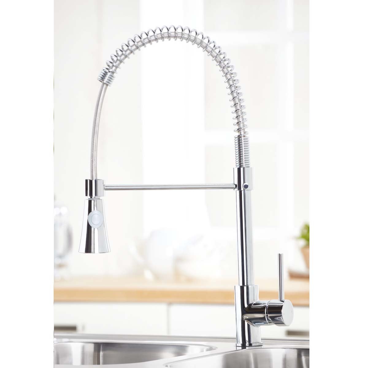 Tirare Kitchen Tap – Brushed Nickel