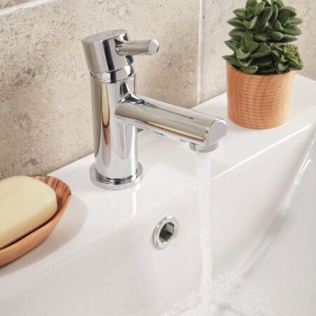 Premier Mono Basin Mixer with Push Waste