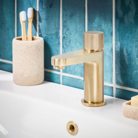 KOKO Mini Basin Mixer Brushed Brass