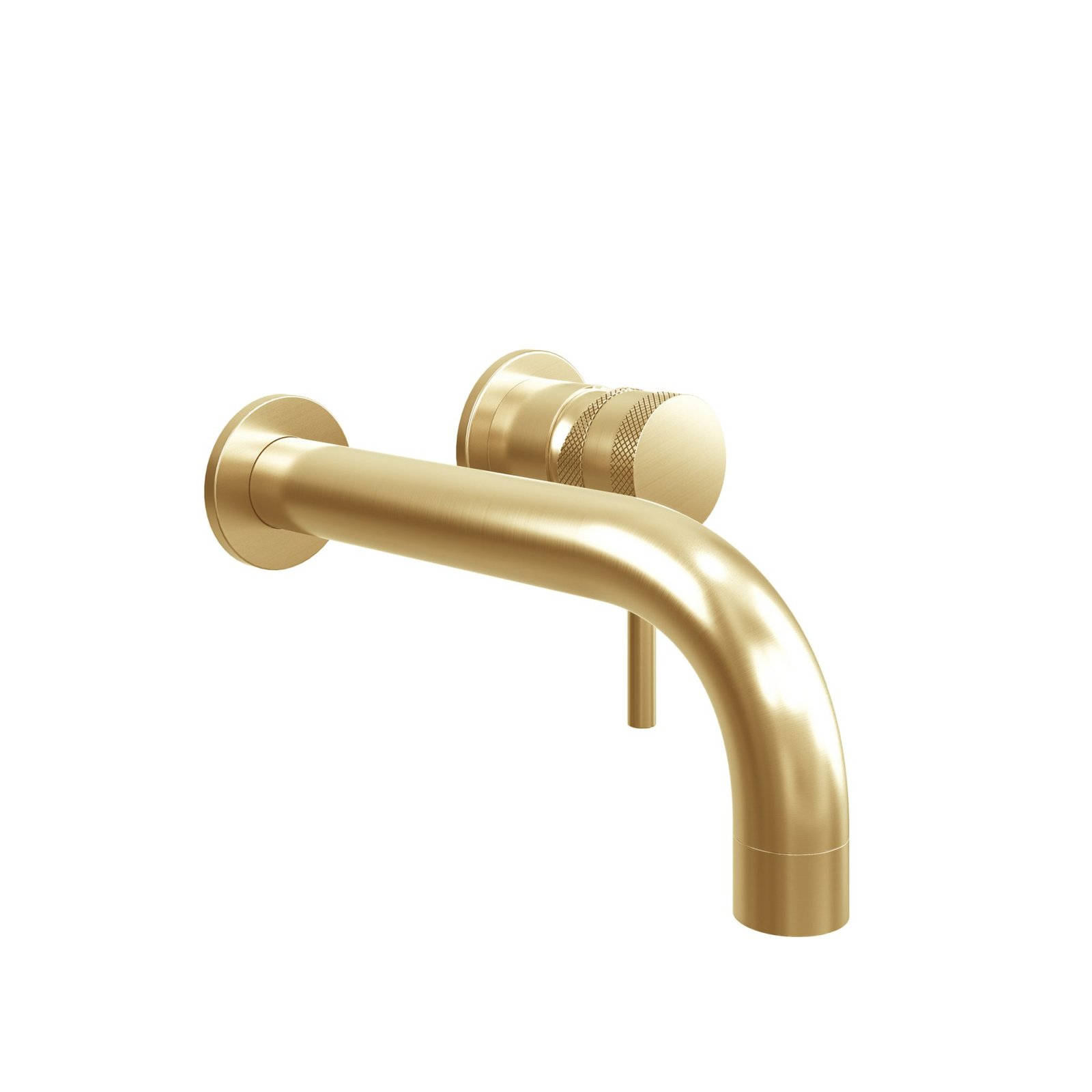 Core Cloakroom Spout Brushed Brass