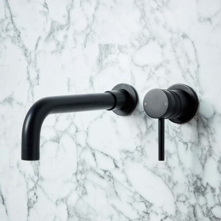 Core Wall Mounted Basin Tap Black