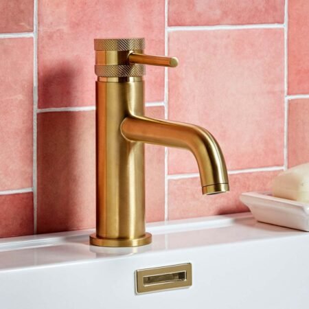 Core Mono Basin Mixer Brushed Brass