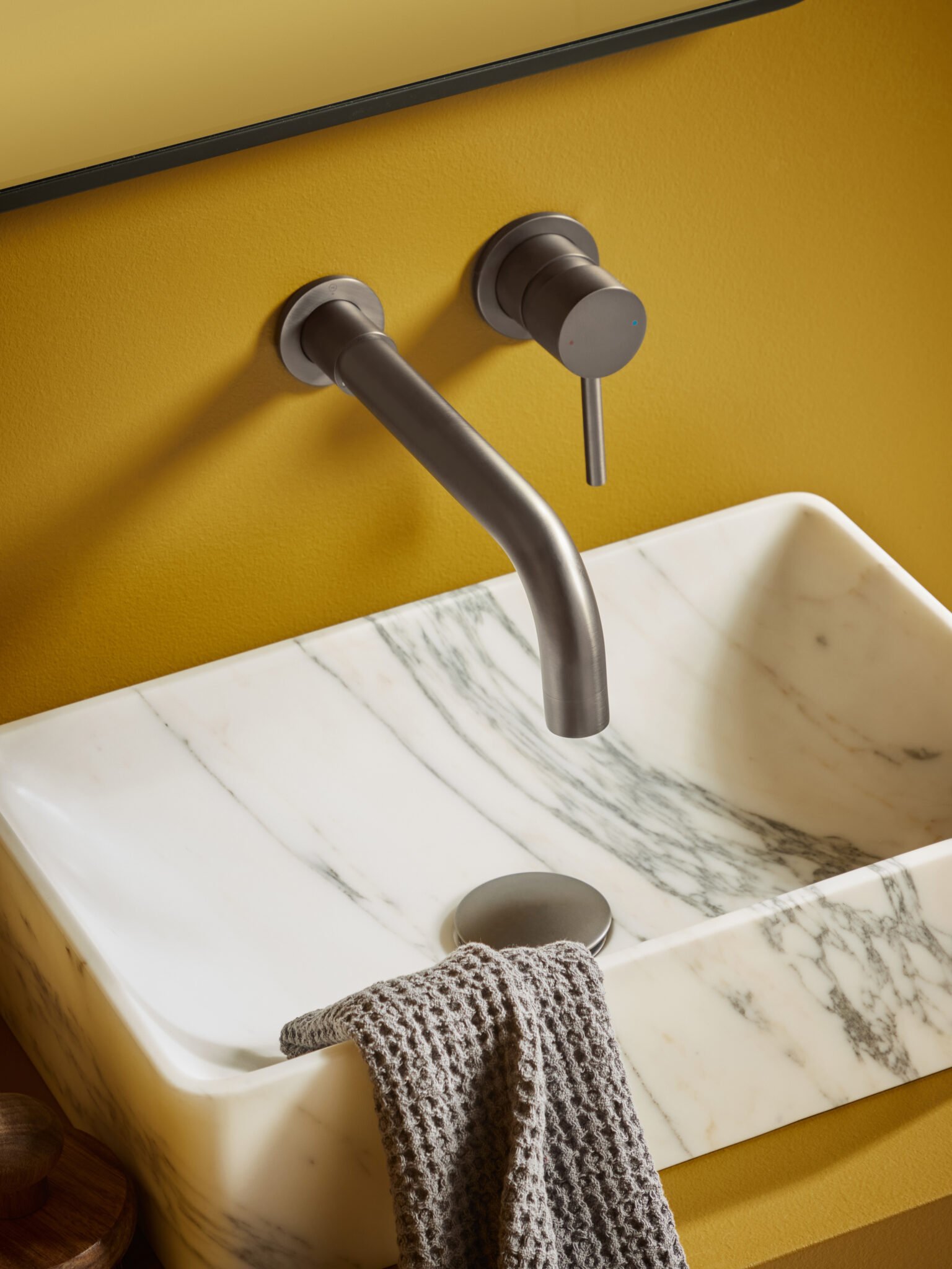Core Wall Mounted Basin Tap Gunmetal