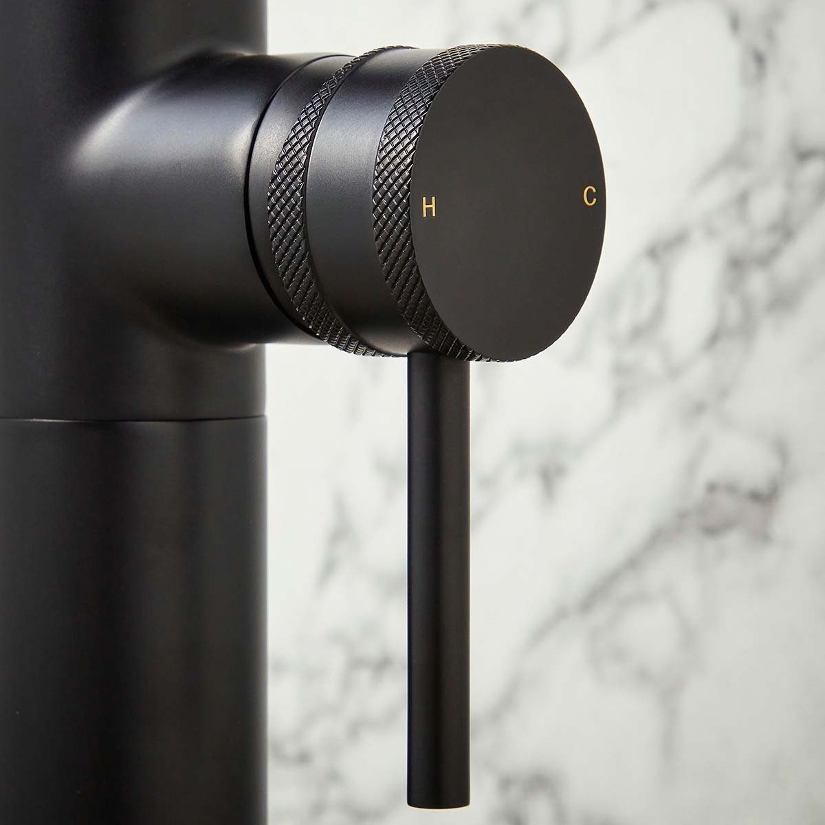 Core Freestanding Bath Shower Mixer Black