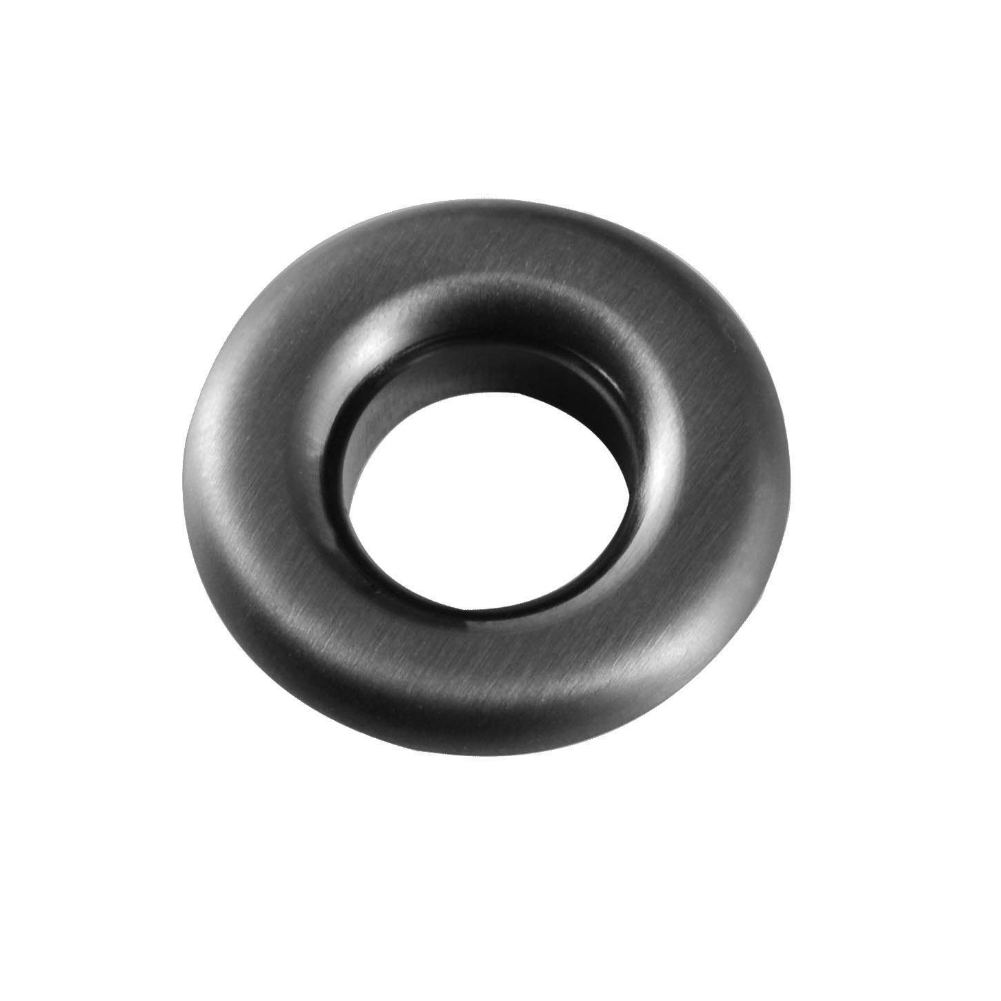 Gunmetal Round Overflow Insert