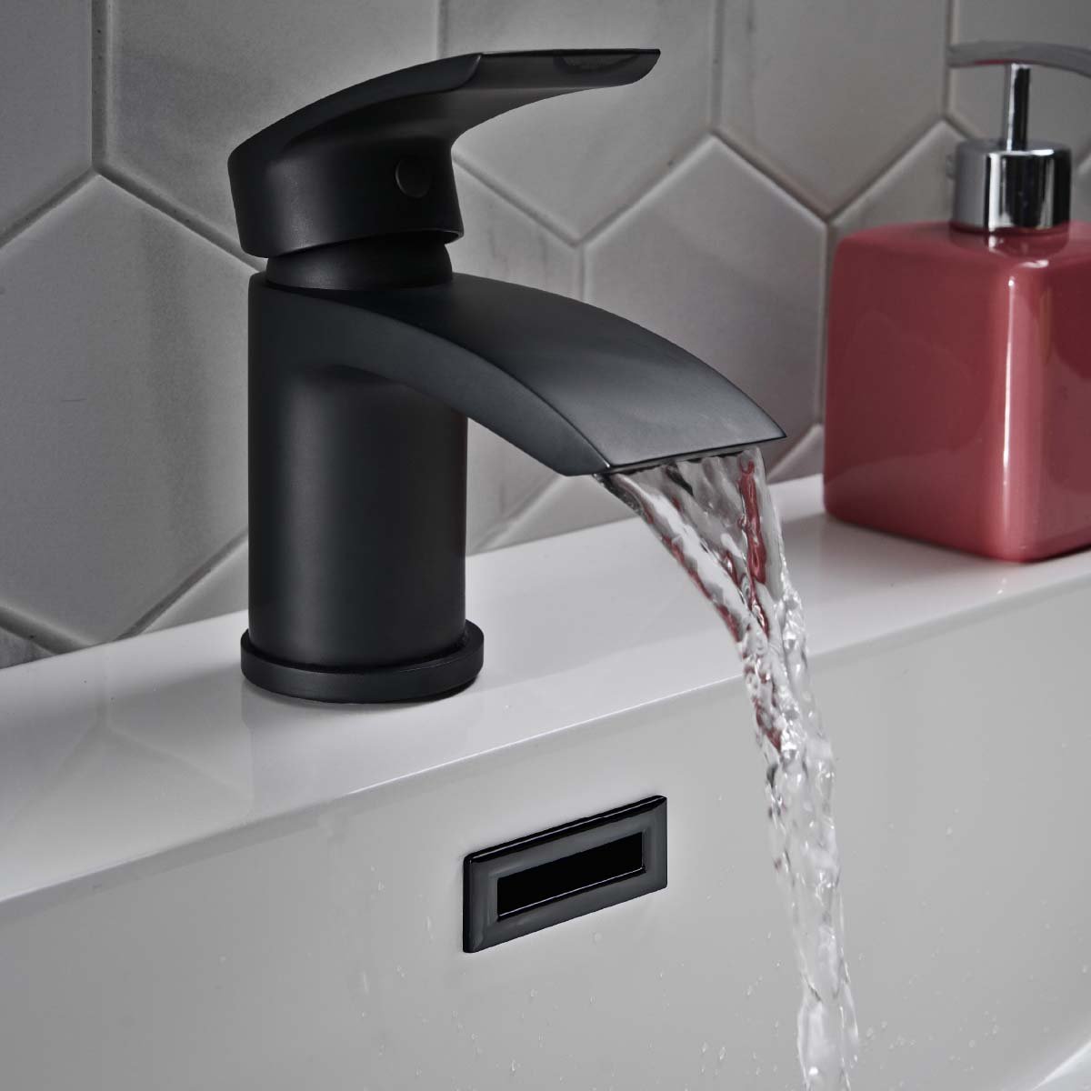Belini Black Mono Basin Mixer